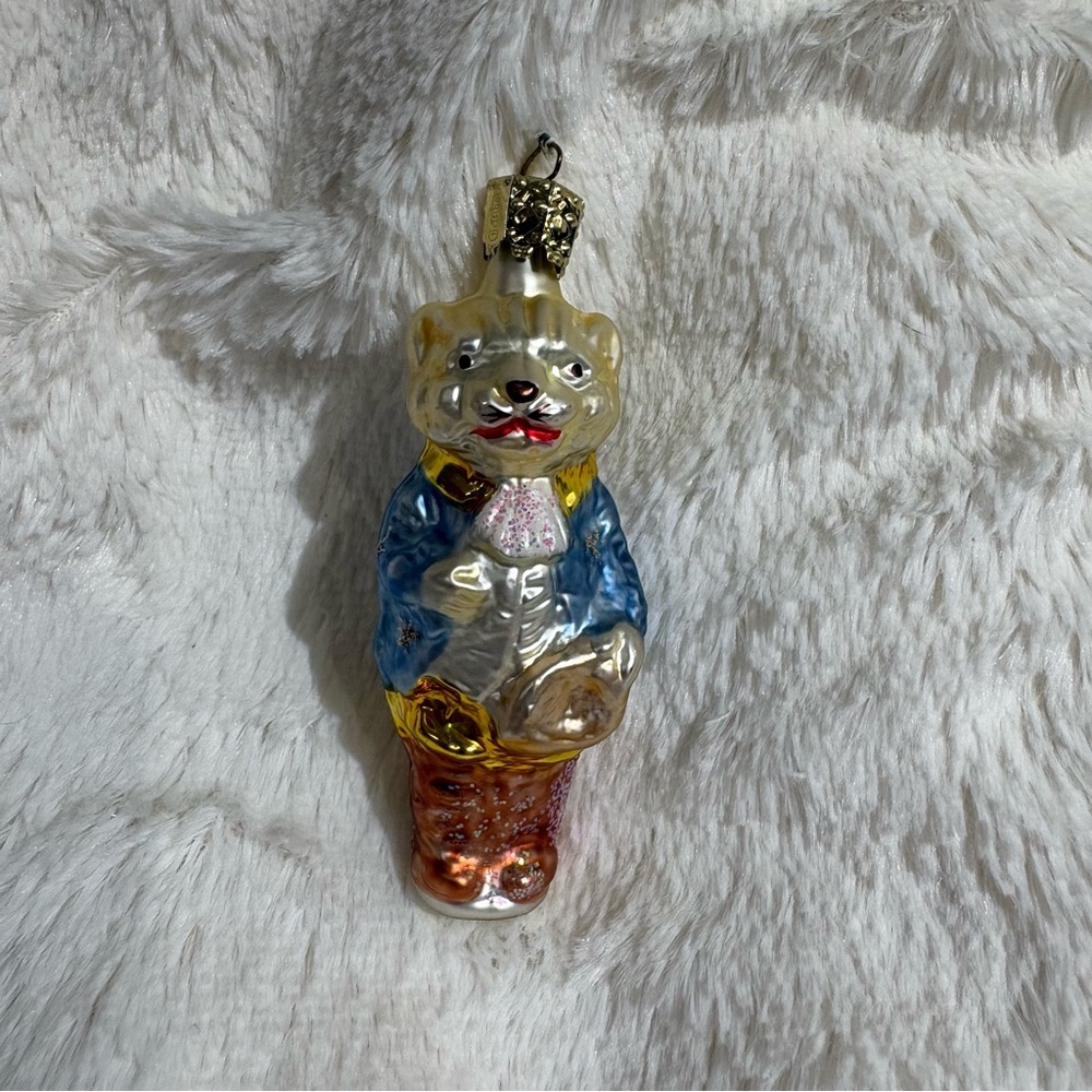 Vintage Germany Glass Christmas Ornament lot hand blown hand painted - Picture 6 of 12